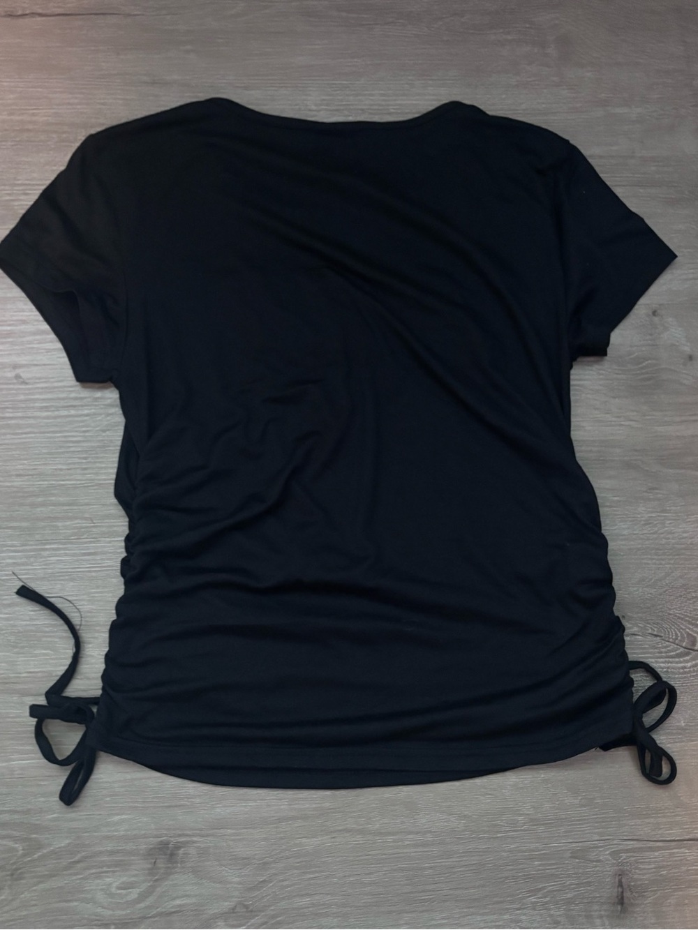 Queen Energy Rhinestone Ruched Tunic Top | Size Small | Fashion Nova - Picture 8 of 10